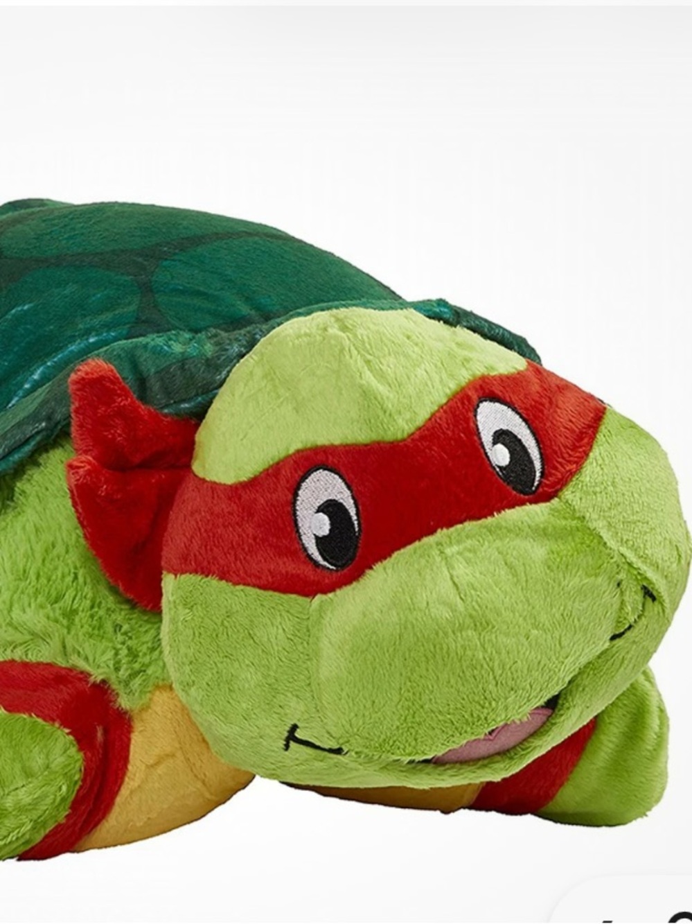 Teenage Mutant Ninja Turtles Raphael Plush Pillow Pet - Green/Red